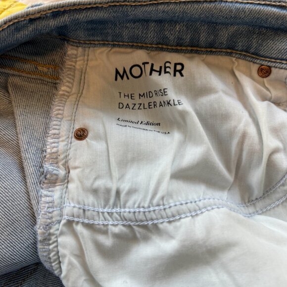 Mother Mid Rise Dazzler Ankle 29 Limited Edition - Light Blue - Picture 6 of 6